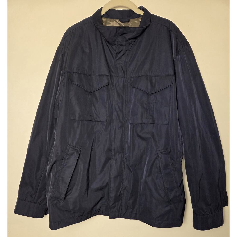 Cockpit USA Field Jacket Black Zip Up Military Tech Performance Mens XL